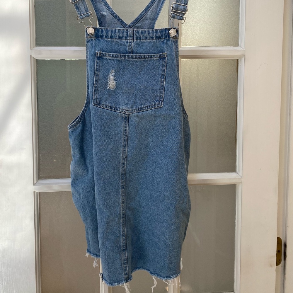 Denim Overall Dress